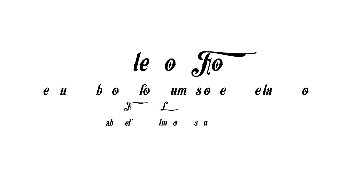 Appleton Font preview