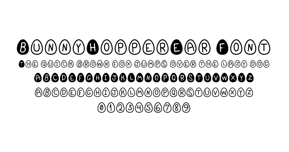 BunnyHopperEar Font font preview