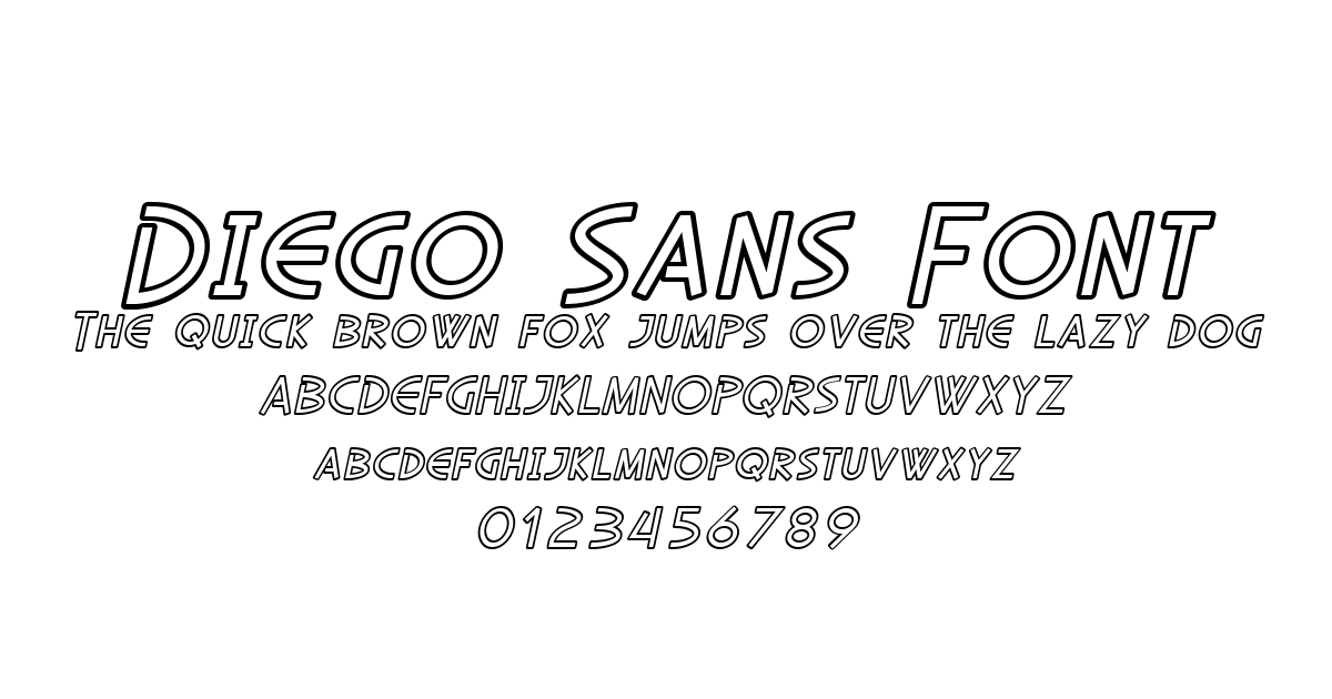 Diego Sans Font font preview