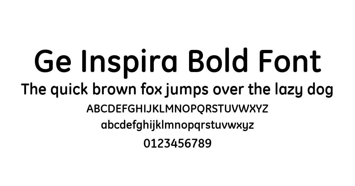 Ge Inspira Bold Font preview
