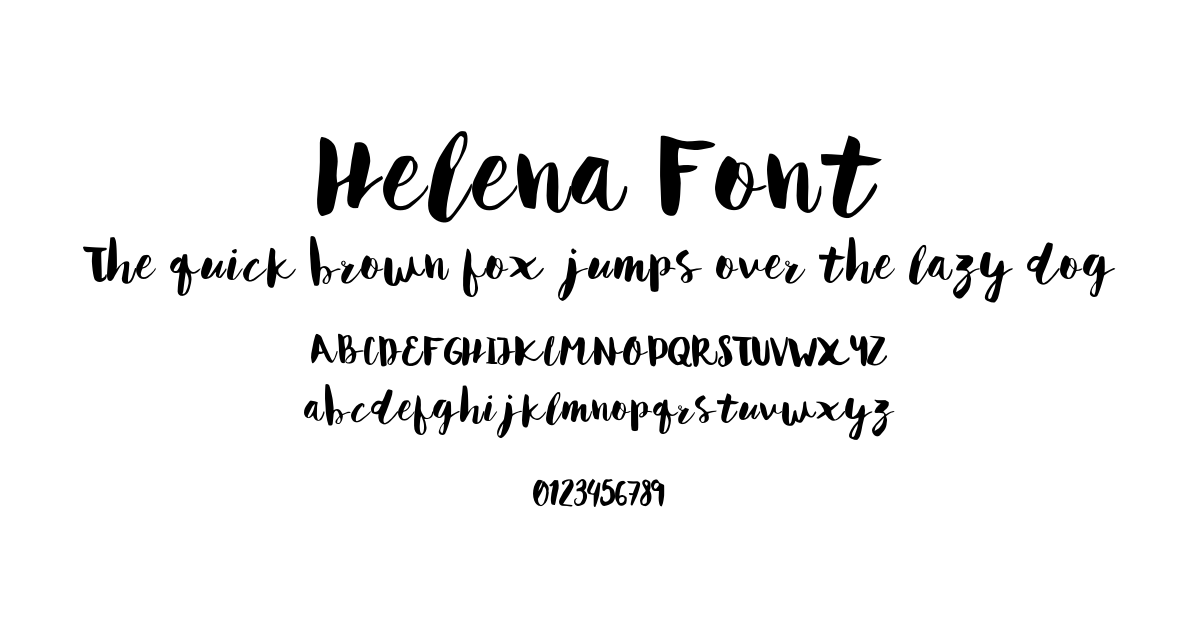 Helena Font preview