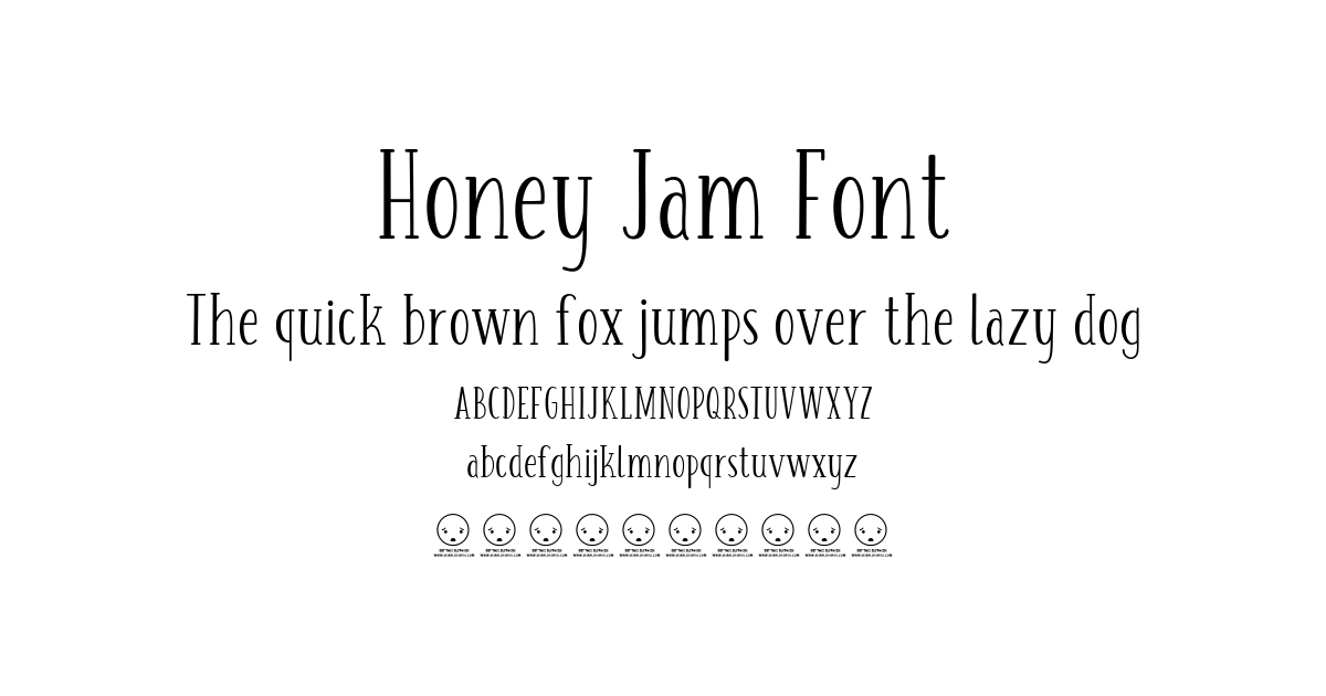 Honey Jam Font preview