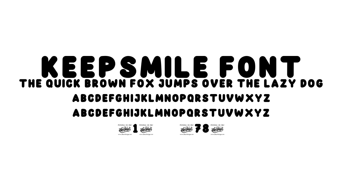 Keepsmile Font font preview