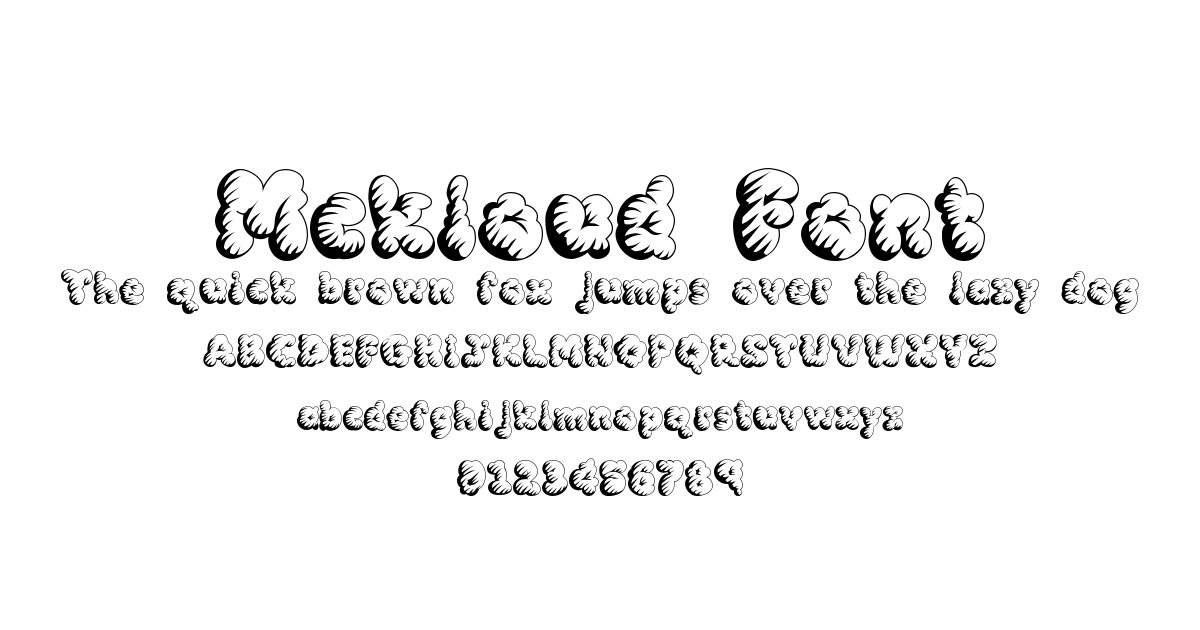 Mckloud Font font preview