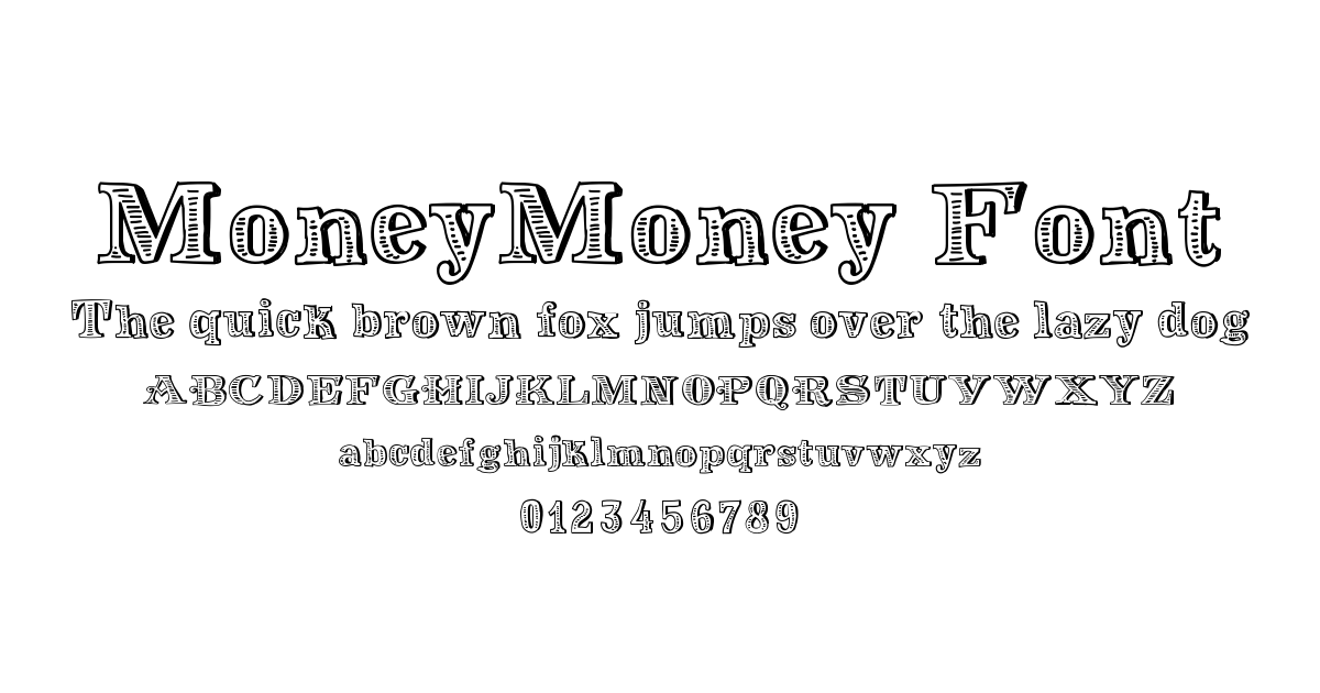 MoneyMoney Font preview