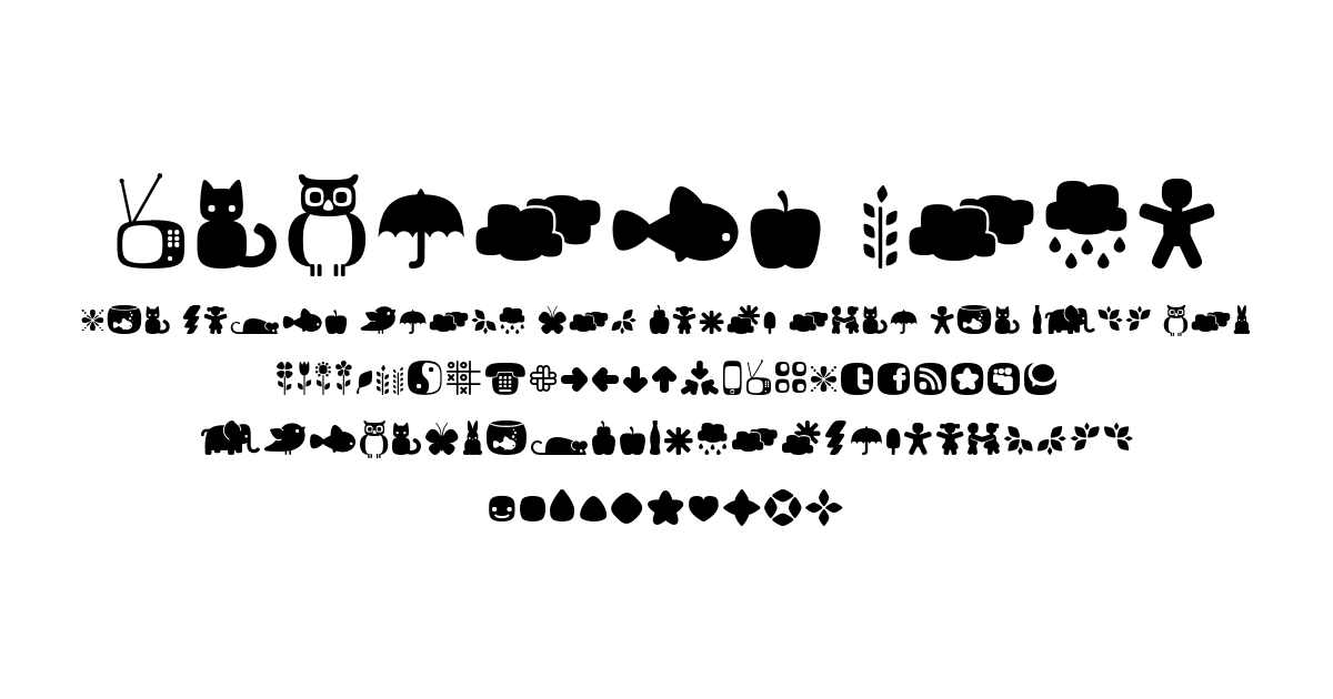 Redrock Font preview