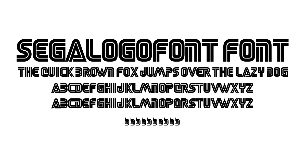 SEGALOGOFONT Font font preview
